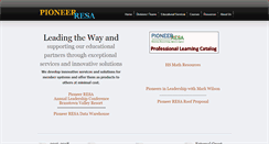 Desktop Screenshot of pioneerresa.org